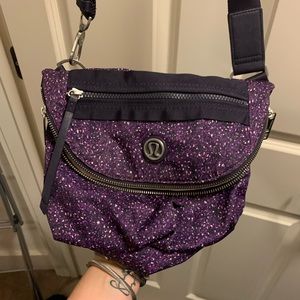 Lululemon purple cross body bag